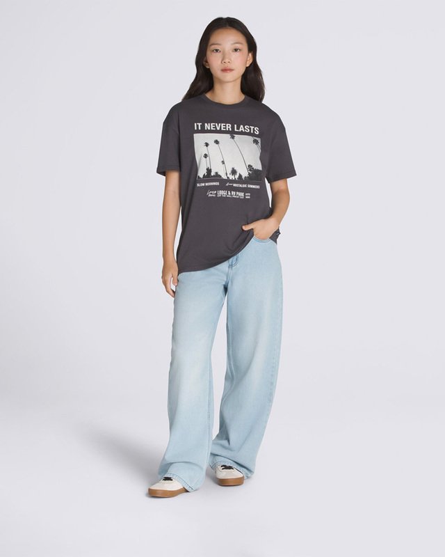 Camiseta Neverlasting Oversized Ss Asphalt