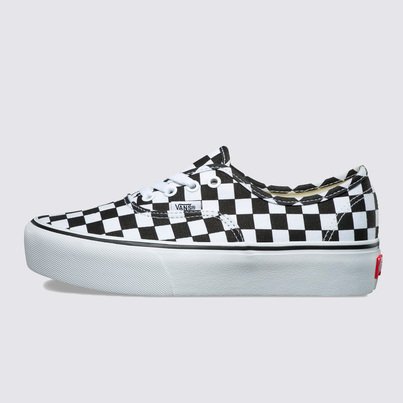Tênis Authentic Plataforma Checkerboard True White