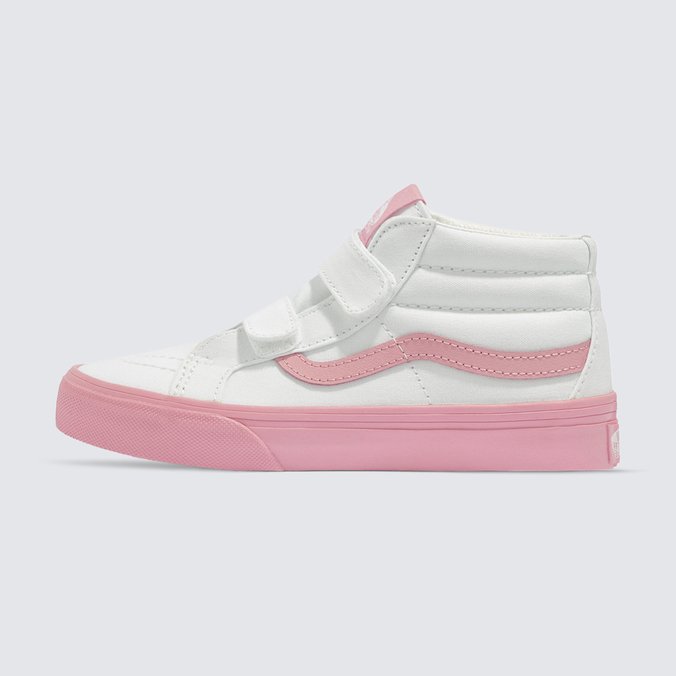 Tênis Sk8-Mid Pop Outsole Pink Marshmallow Infantil