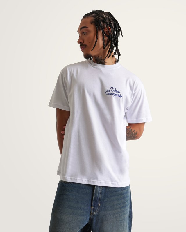 Camiseta Manga Curta Brodway Dinner White