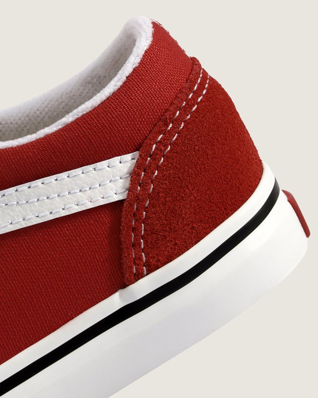 Tênis Old Skool V Racing Red True White Infantil