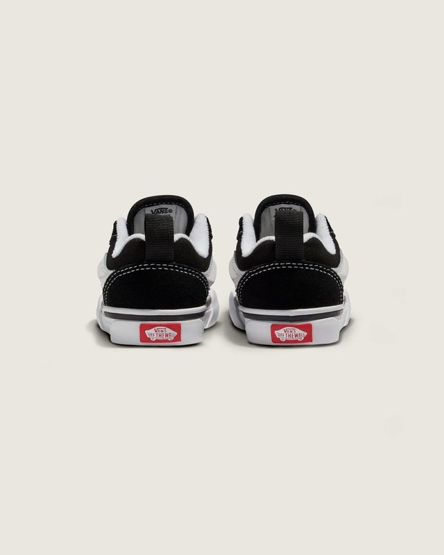 Tênis Knu Skool Elastic Lace Infantil Black True White