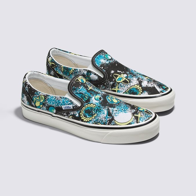 Tênis Classic Slip-On 98 Dx Anaheim Factory Space Black