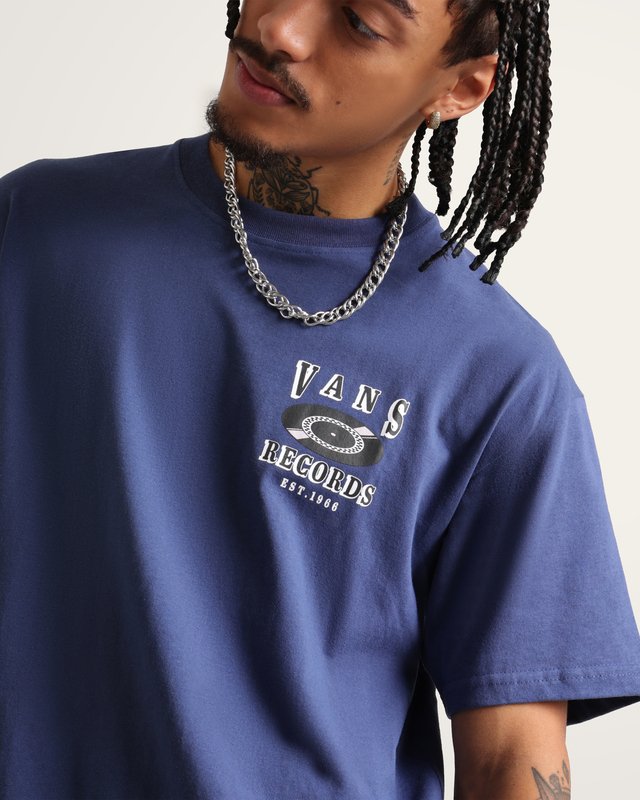 Camiseta Manga Curta Vans Recordings Festival True Navy