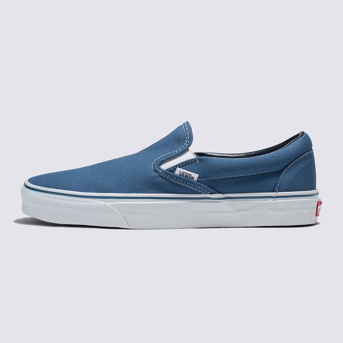 vans slip on cuadros azules