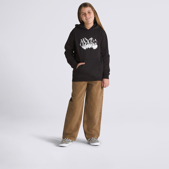 Moletom Burnout PO Black Infantil