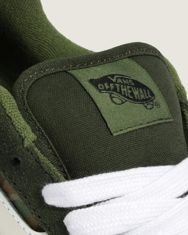 Tênis Knu Skool Check Camo Obsidian Fern Green Infantil