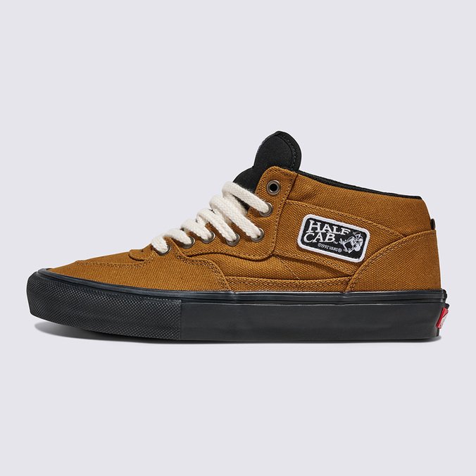 Tênis Skate Half Cab Duck Canvas Gb Golden Brown Black