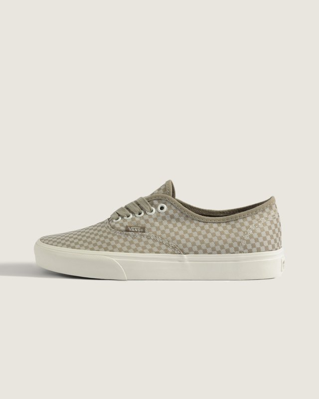 Tênis Authentic Micro Check Taupe