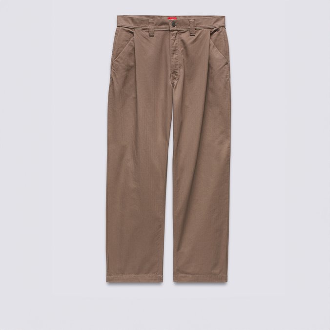 Calça Skate Loose Pleated Curren Caples Walnut