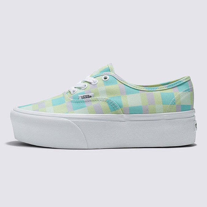 Tênis Authentic Stackform Pastel Picnic Mixed Plaid
