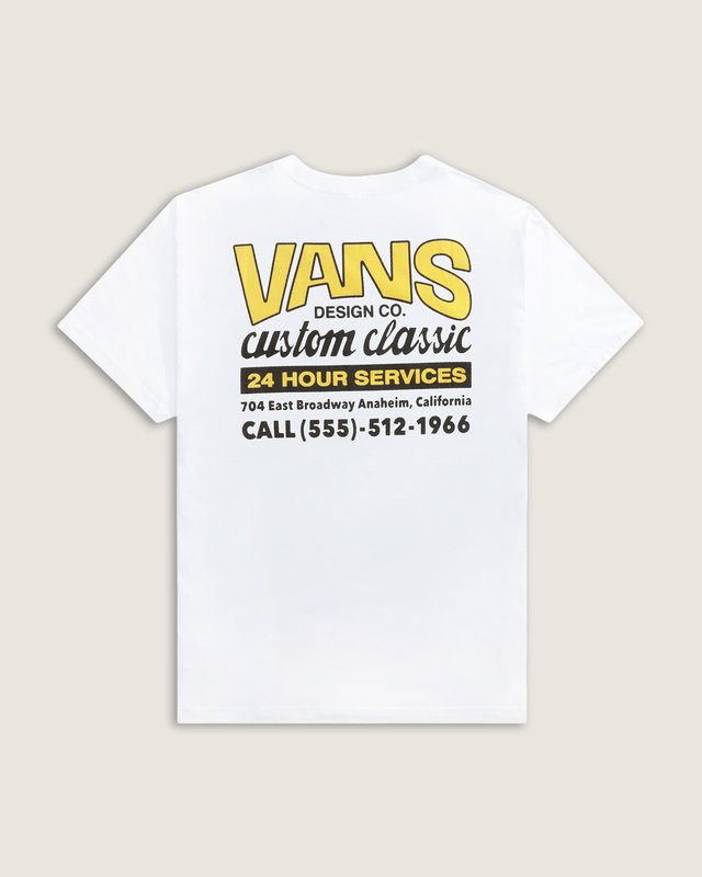 Camiseta Ss Shop Front White Sunny Yellow