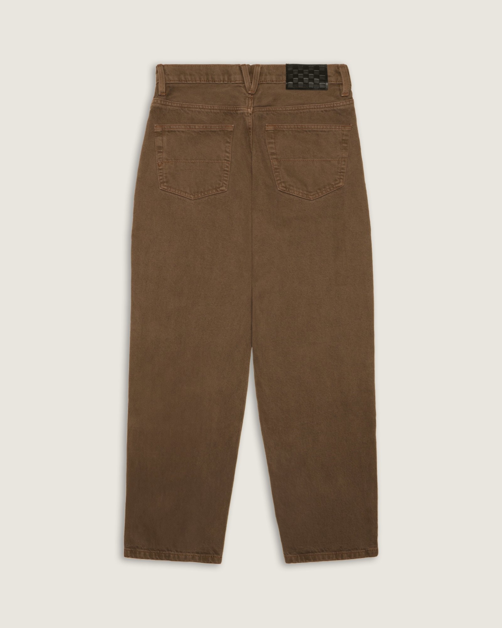 Calça Check 5 Loose Denim Dark Brown | Vans
