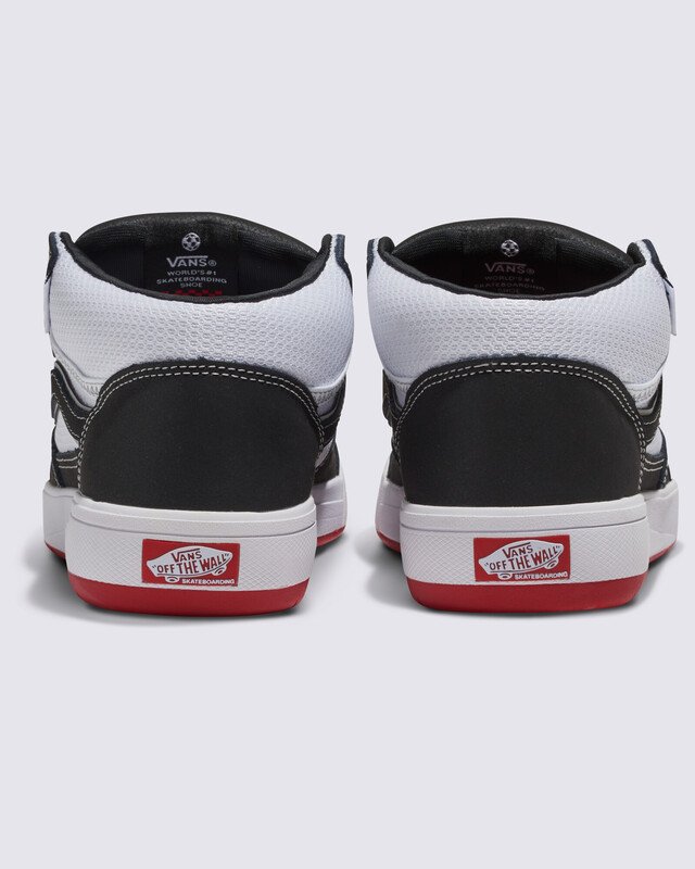 Tênis Skate Zahba Mid Black White Red