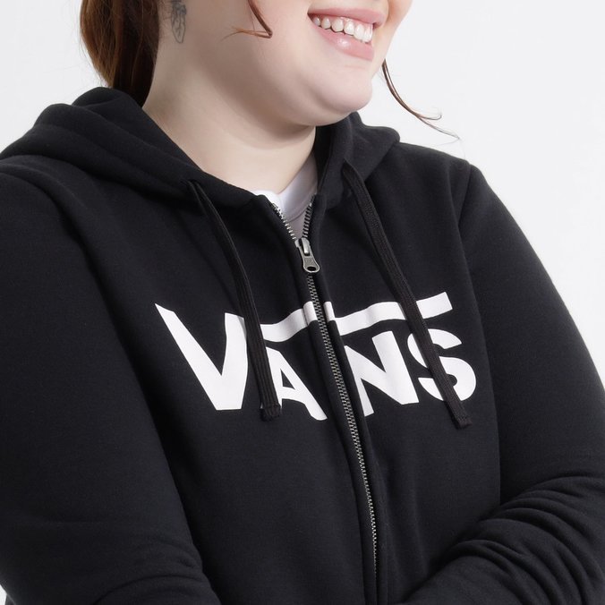 Moletom Flying V Zip Hoodie Black