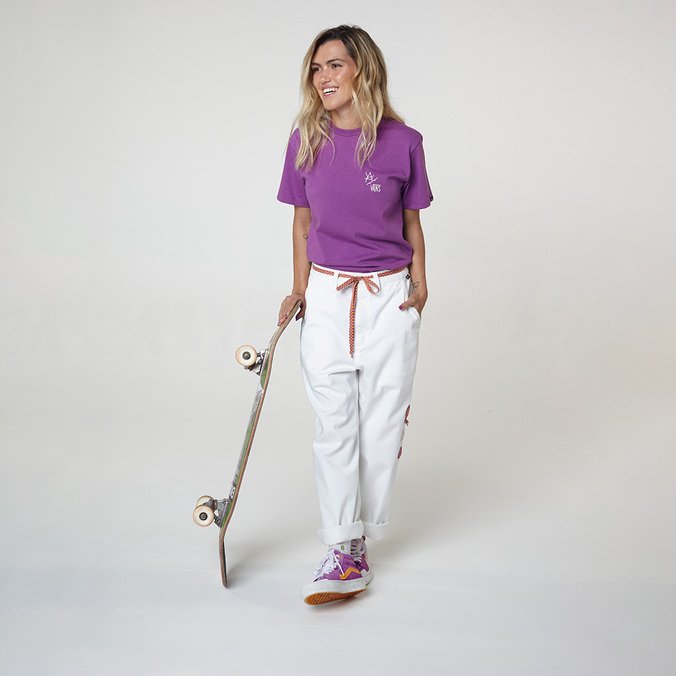 CALÇA AUTHENTIC W CHINO VANS X YNDI ASP MARSHMALLOW