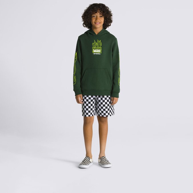 Moletom Neon Flames Po Infantil Mountain View