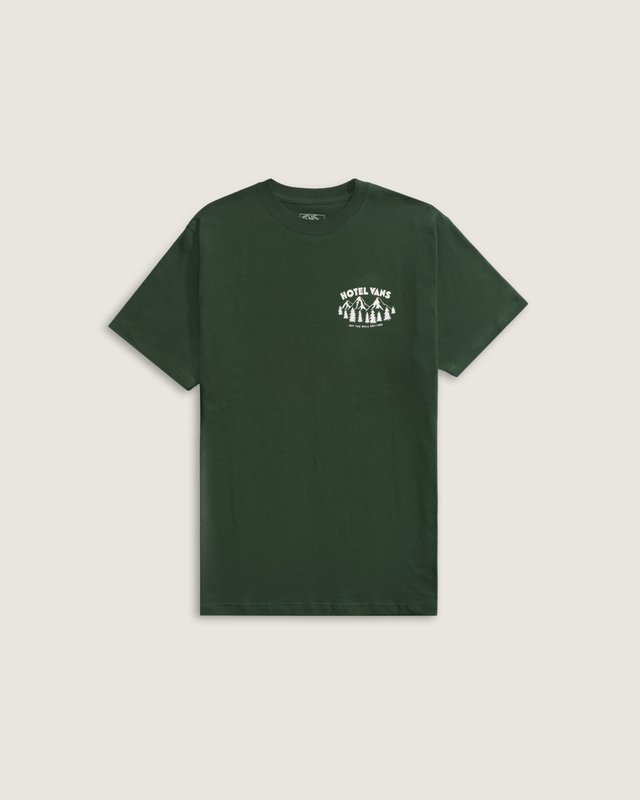 Camiseta Manga Curta Hotel Vans Oil Green