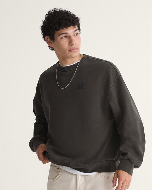 Moletom Lx Crewneck Faded Black