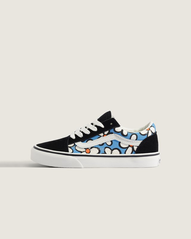 Tênis Old Skool Painted Floral Bright Azure Infantil