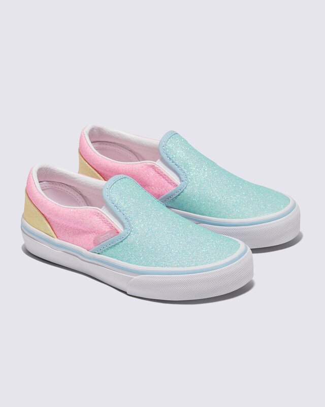 Tênis Slip-On Pastel Glitter Multi Infantil