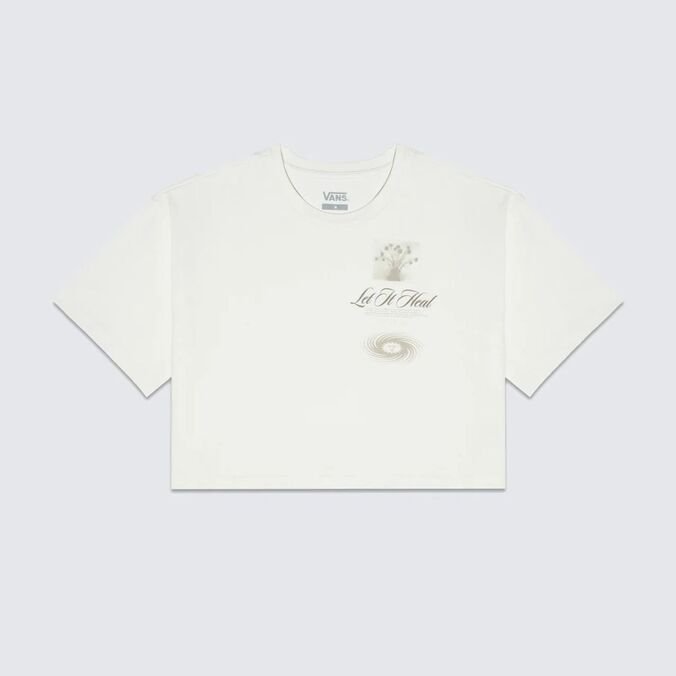 Camiseta Healing SS Relax Crop Marshmallow