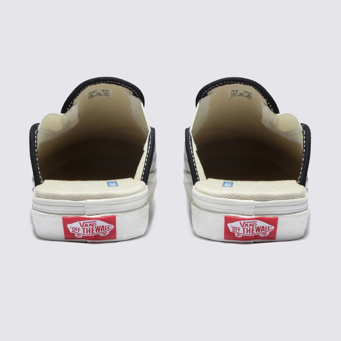 Tênis Slip-On Mule Black White