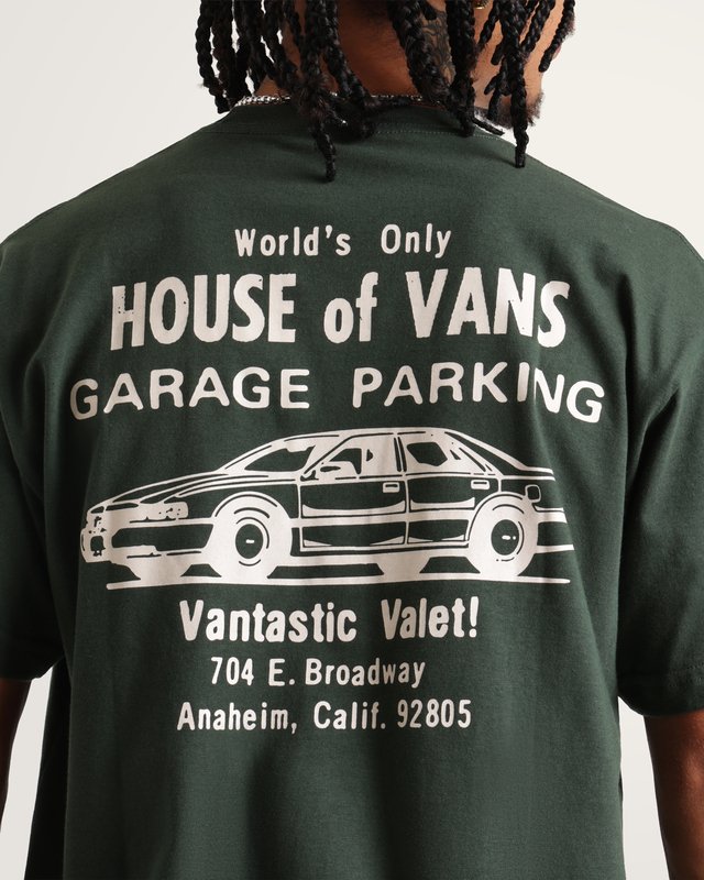 Camiseta Manga Curta Vans Valet Oil Green