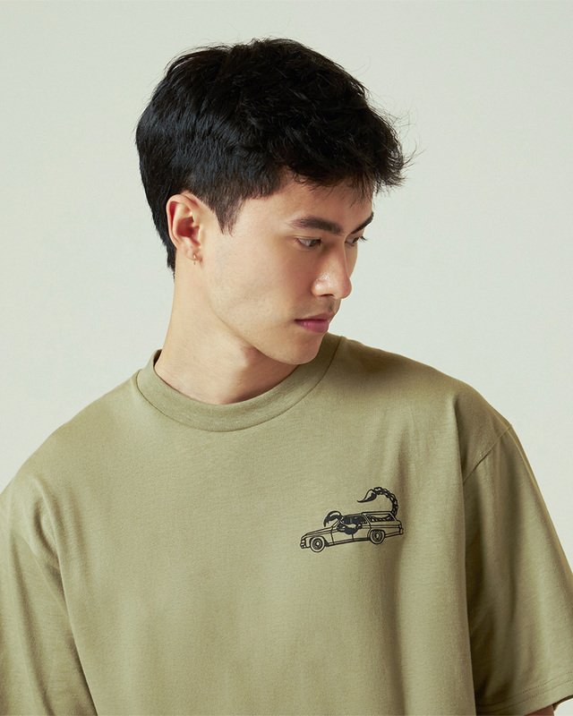 Camiseta Ss Sting Wagon Bay Leaf