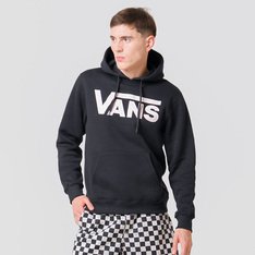 Um clássico é sempre clássico. A tradição que as peças Vans carregam na essência permitem um visual atemporal, que combina o estilo tradicional com o conforto aconchegante para os dias mais frios. O Moletom Vans Classic Black White é confeccionado em algodão e poliéster. O modelo na cor preta, é fechado com bolso canguru. Possui capuz com cadarço para regulagem, barra e punhos canelados e estampa frontal exclusiva em silk à base d’água em logotipo Vans “Drop V” centralizado na altura do peito.