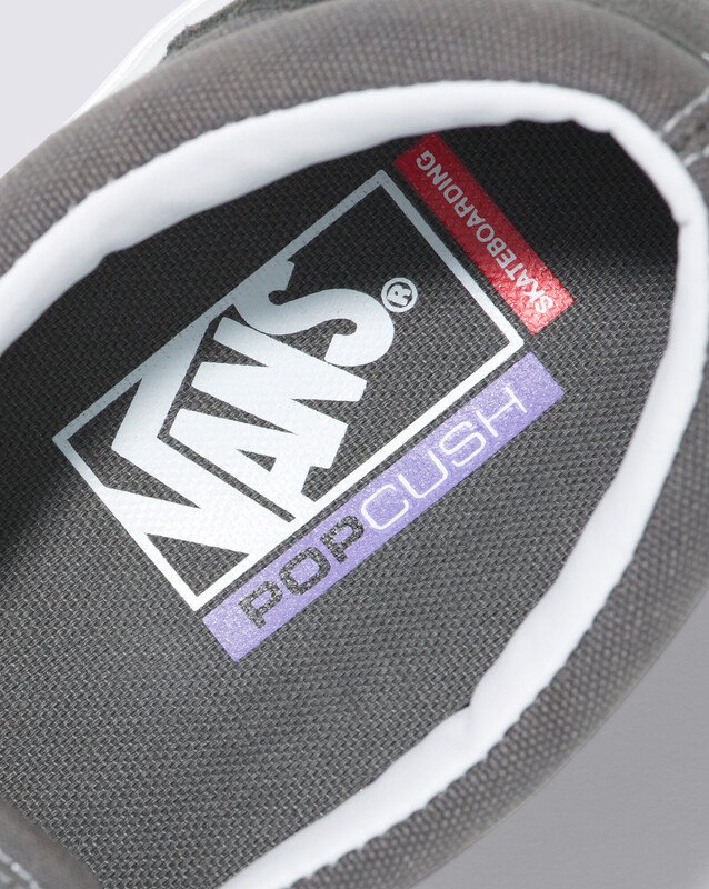 Tênis Skate Slip-On Pewter True White