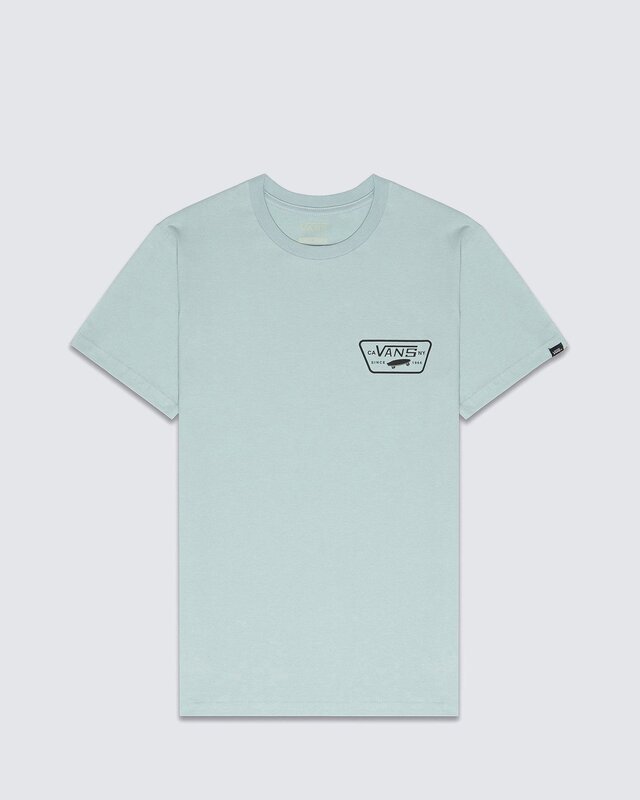 Camiseta Full Patch Back SS Gray Mist Black