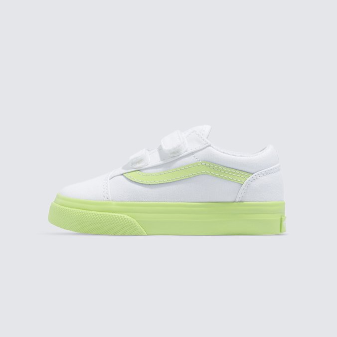 Tênis Old Skool Pop Outsole Lime Infantil