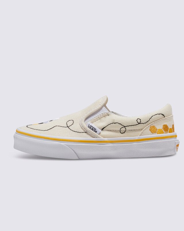 Tênis Slip-On Infantil Kids Bee Black Yellow