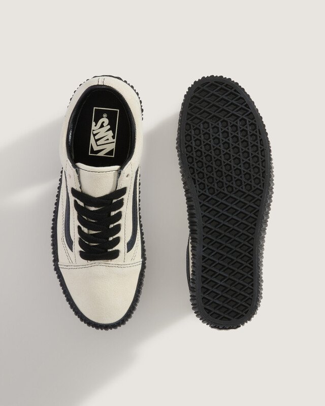 Tênis Old Skool Creeper Bridge Grunge Classic White