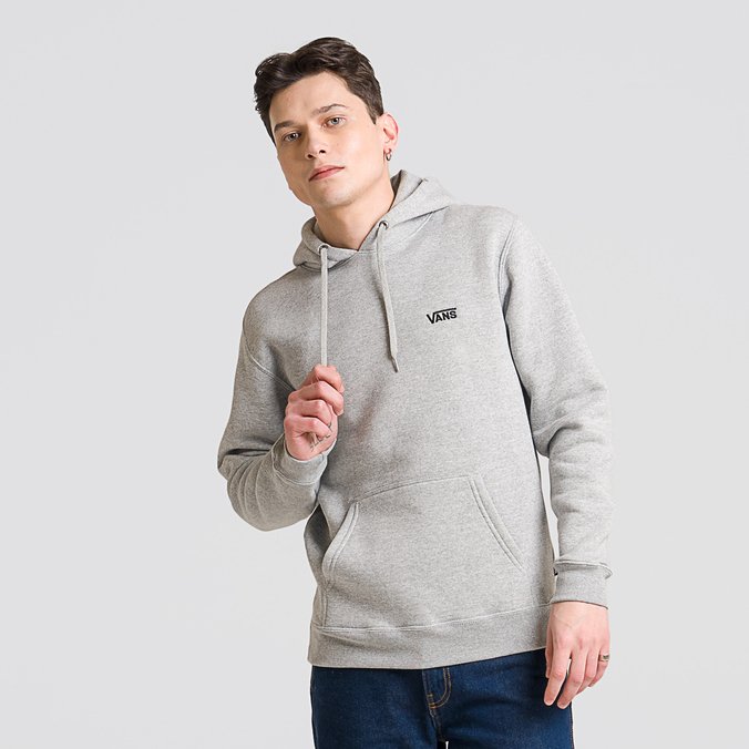 Moletom Core Basic Po Fleece Cement Heather