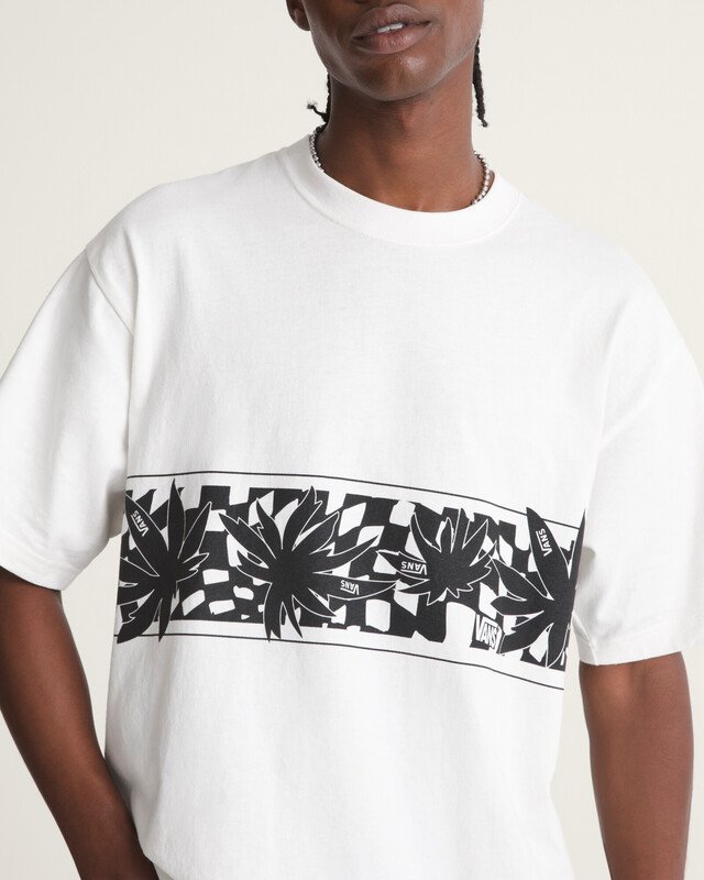 Camiseta Manga Curta Plam Leaf Egret