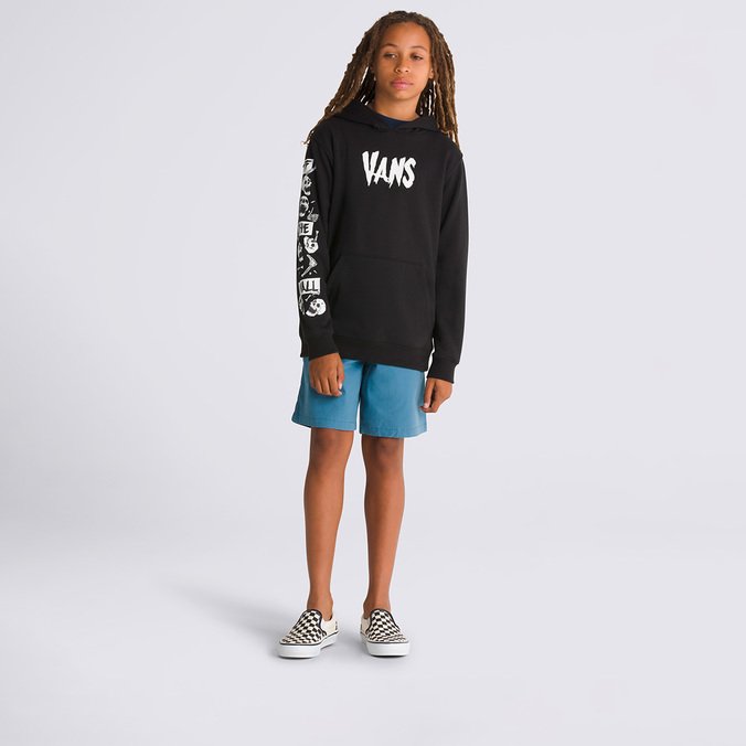 Moletom  Po Skeleton Infantil Black
