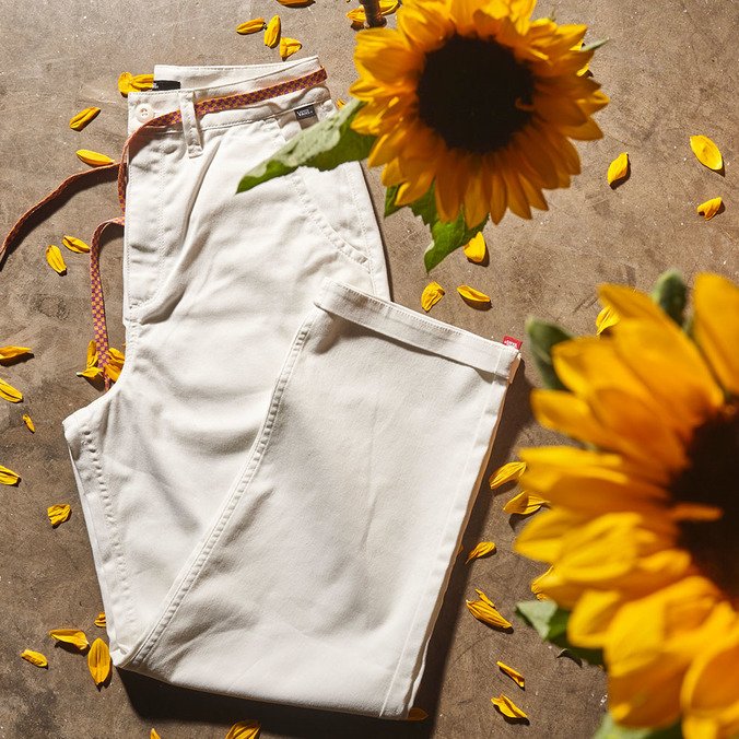 CALÇA AUTHENTIC W CHINO VANS X YNDI ASP MARSHMALLOW