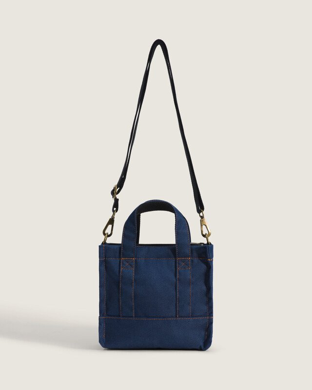 Bolsa Lil Pergs Tote Stone Wash Blue