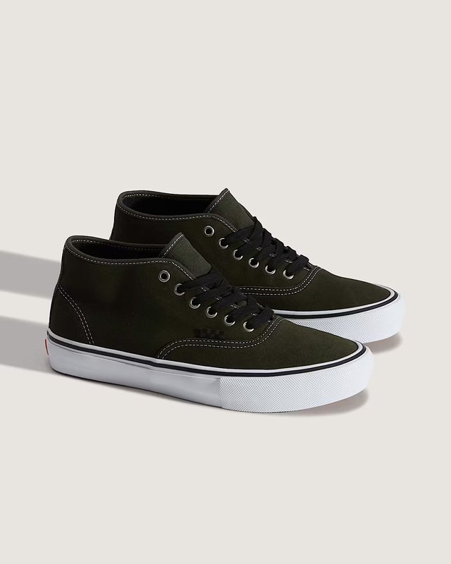 Tênis Skate Authentic Mid Obsidian Fern