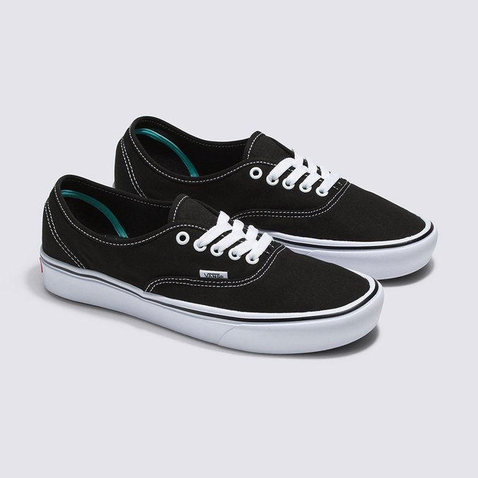 Tênis Authentic Comfycush Black True White