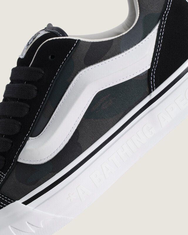 Tênis Knu Skool Vans X Bape Black Camo