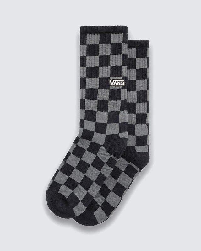 Meia Classic Checkerboard Crew Infantil By (1-6) Black