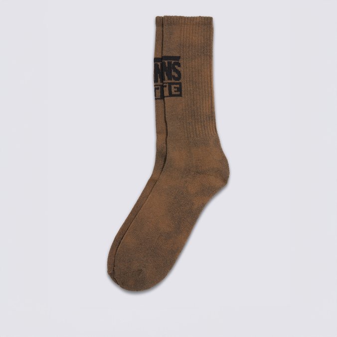 Meia Mte Crestline Tie Dye Crew Crosspath Sepia