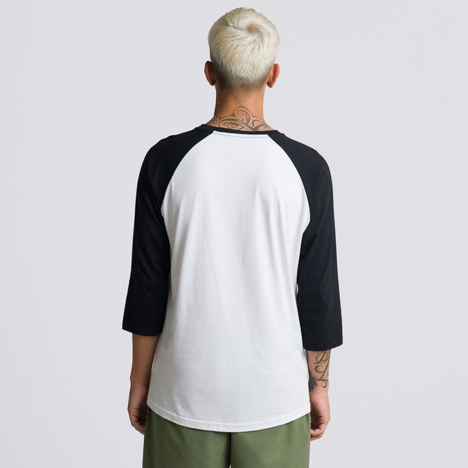 Camiseta Otw Raglan White Black