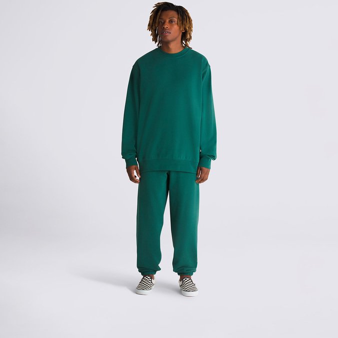 Moletom Original Standards Loose Crew Seasonal Hero: Knu Skool Bistro Green White