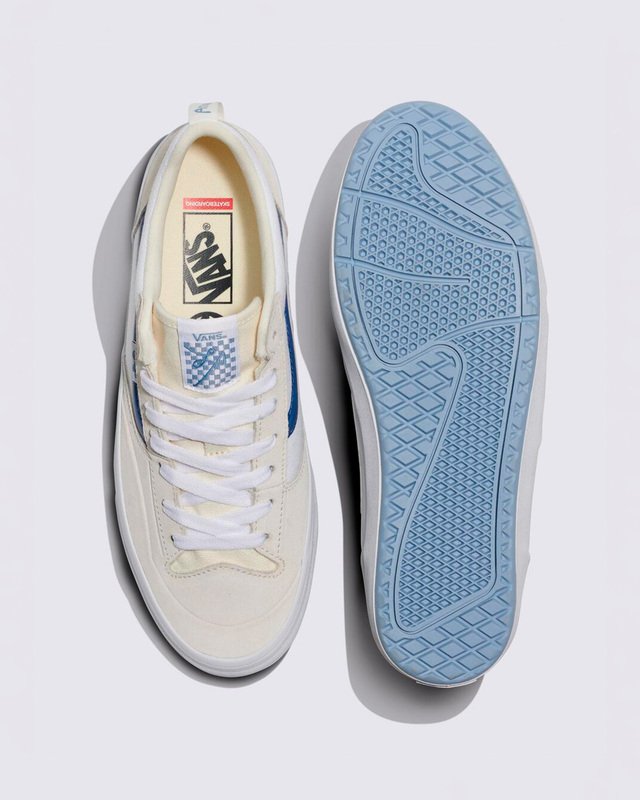 Tênis Skate Lizzie Low White Light Blue | Vans