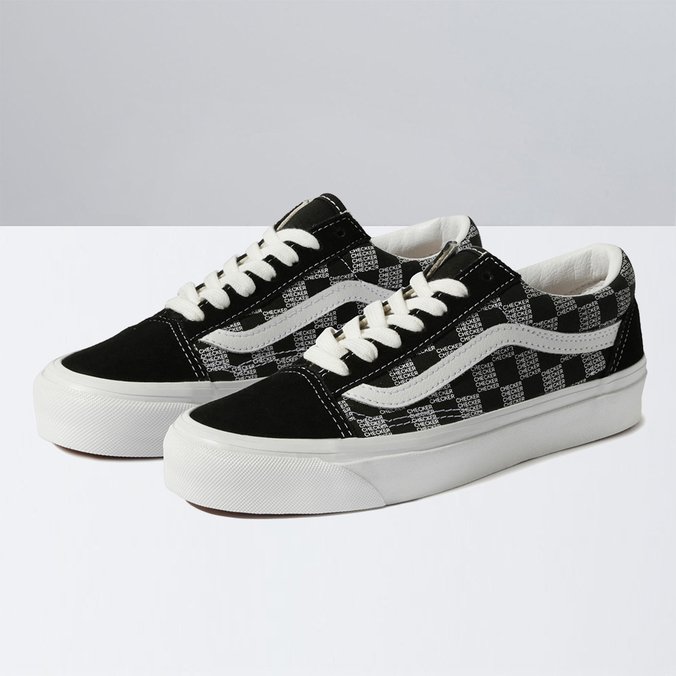 Tênis Old Skool 36 Dx Checker Check Black