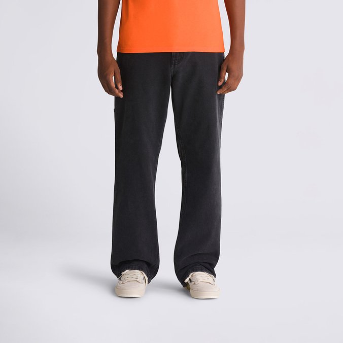 Calça Drill Chore Ave Relaxed Carp Denim Pant Ave 2.0 Knit Pirate Black